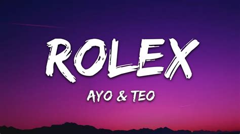 aoy and teo rolex lyrics|rolex lyrics video.